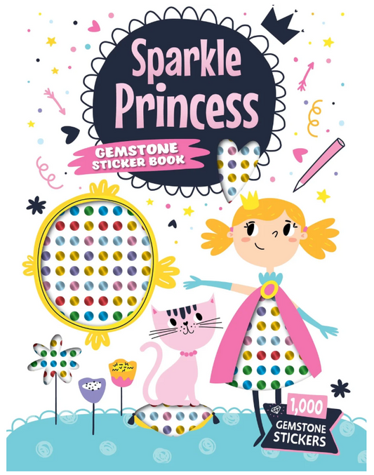 Sparkle Princess Gemstone Sticker Book