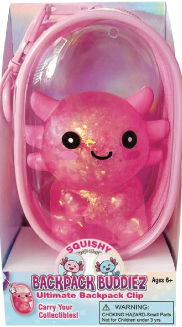 Axolotl Squishy Backpack Buddiez