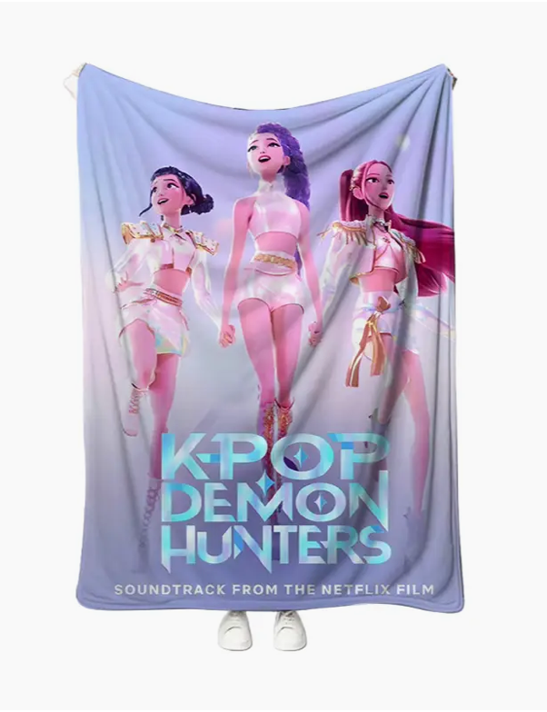 KPop Demon Hunters Throw Blanket