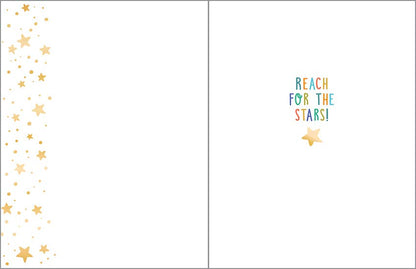 Star Grad Graduation Greeting Card