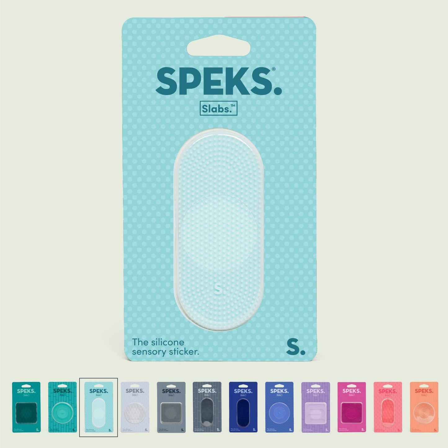Slabs Silicone Sensory Sticker by SPEKS