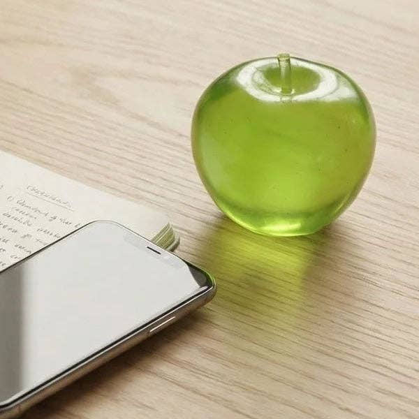 Green Apple Sparkly Maltose Stress Ball Squishy Fidget Toy