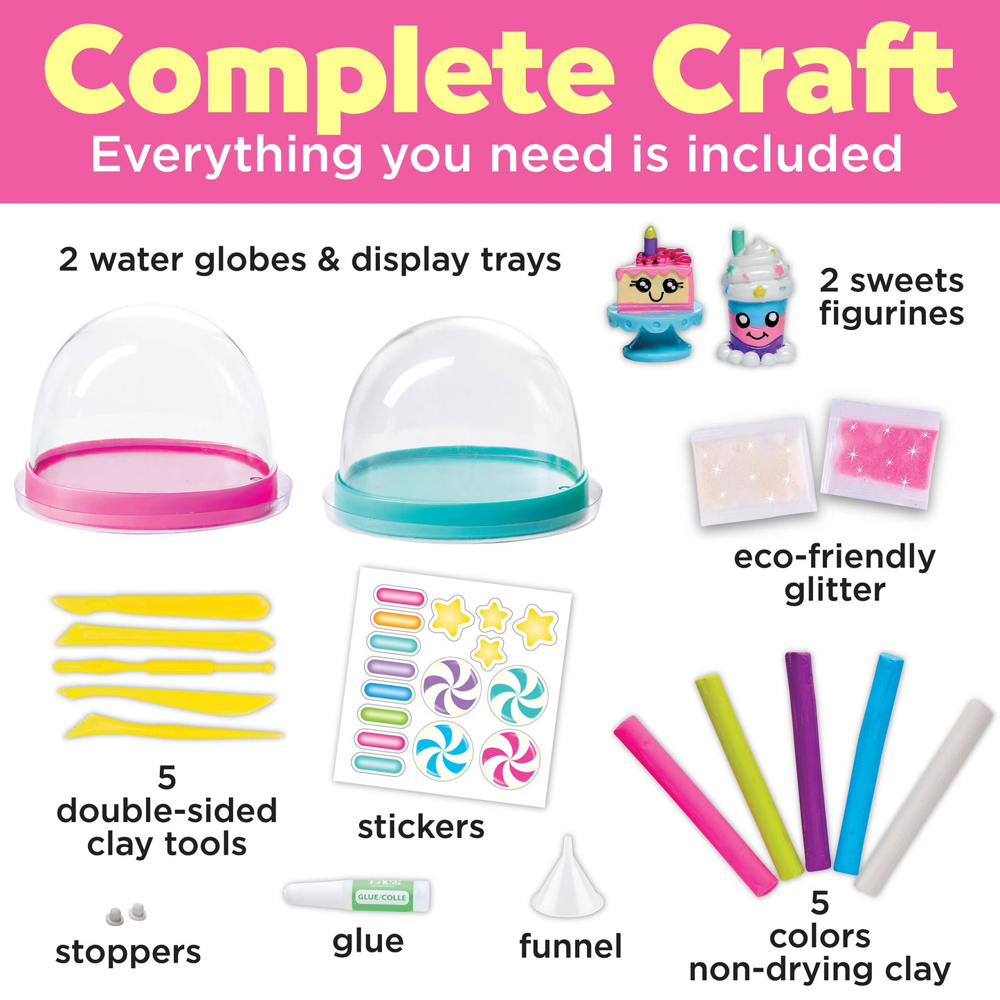 Make Your Own Water Globes – Sweet Treats Craft Kit