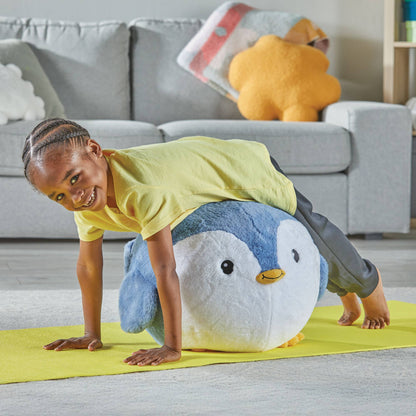 BubblePlush Yoga Ball Buddy Penguin STEM Toy for ages 3+