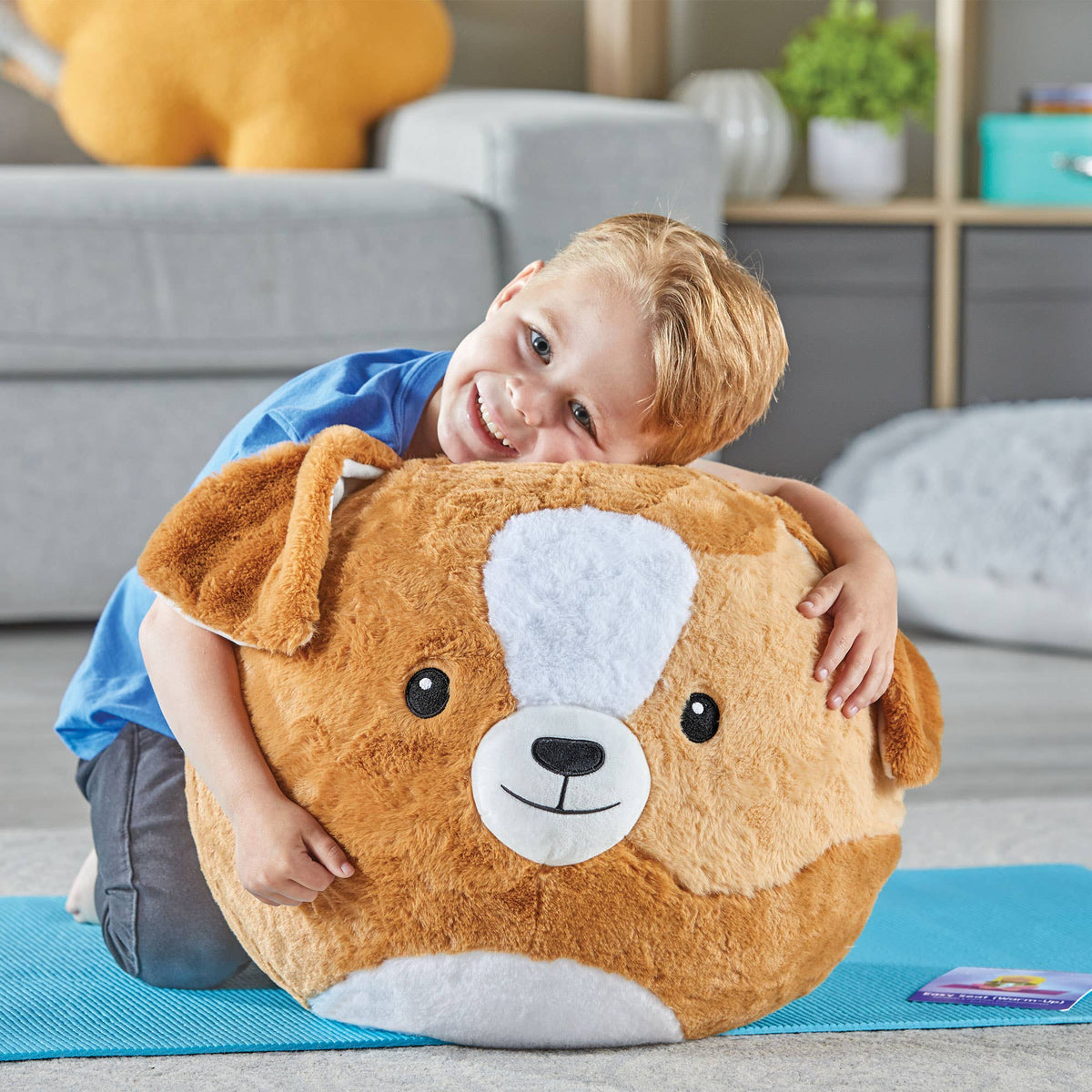 BubblePlush Yoga Ball Buddy Puppy STEM Toy for kids ages 3+