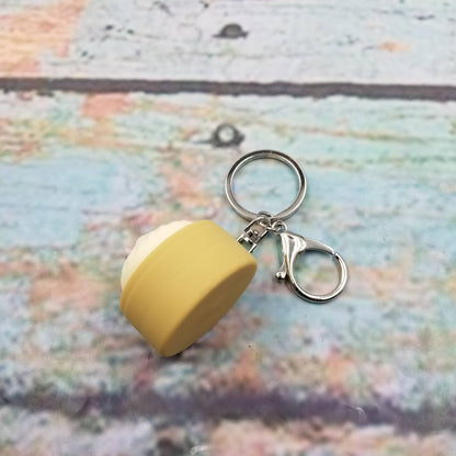 Steamed Buns Bao Bun Sensory Button Keychain Fidget Toy
