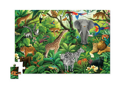 Jungle Paradise 50-Piece Mini Holographic Puzzle