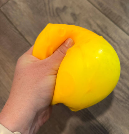 Squishy Squish Cheese Block Cube of Cheddar MEDIUM