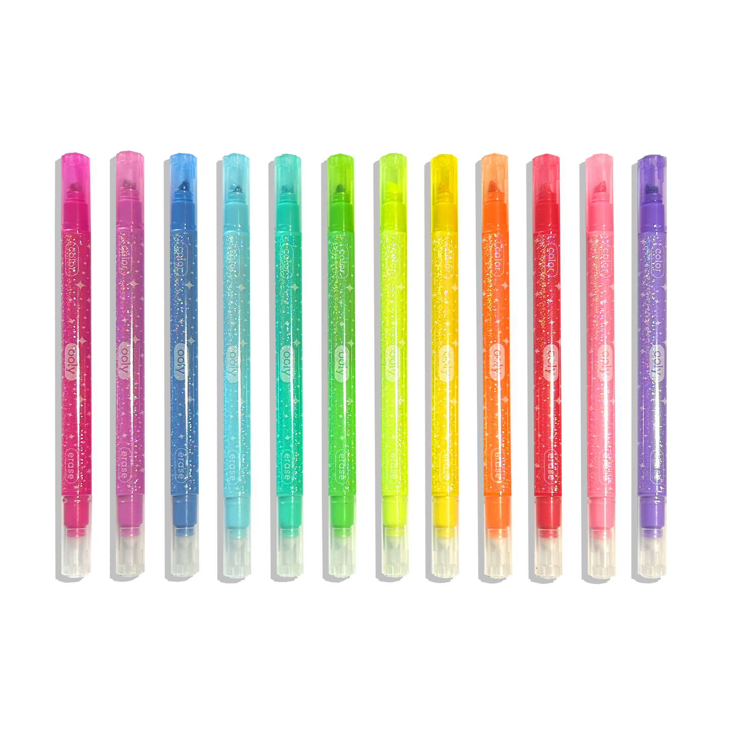 Make no Mistake! Glittery Erasable Markers - Set of 12