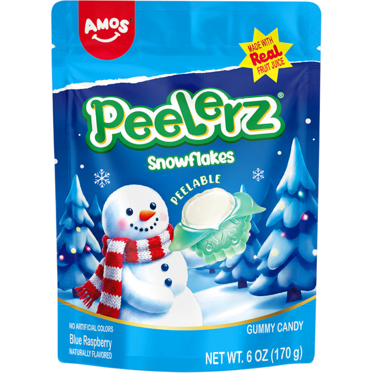 Amos Peelerz Snowflakes 6 oz