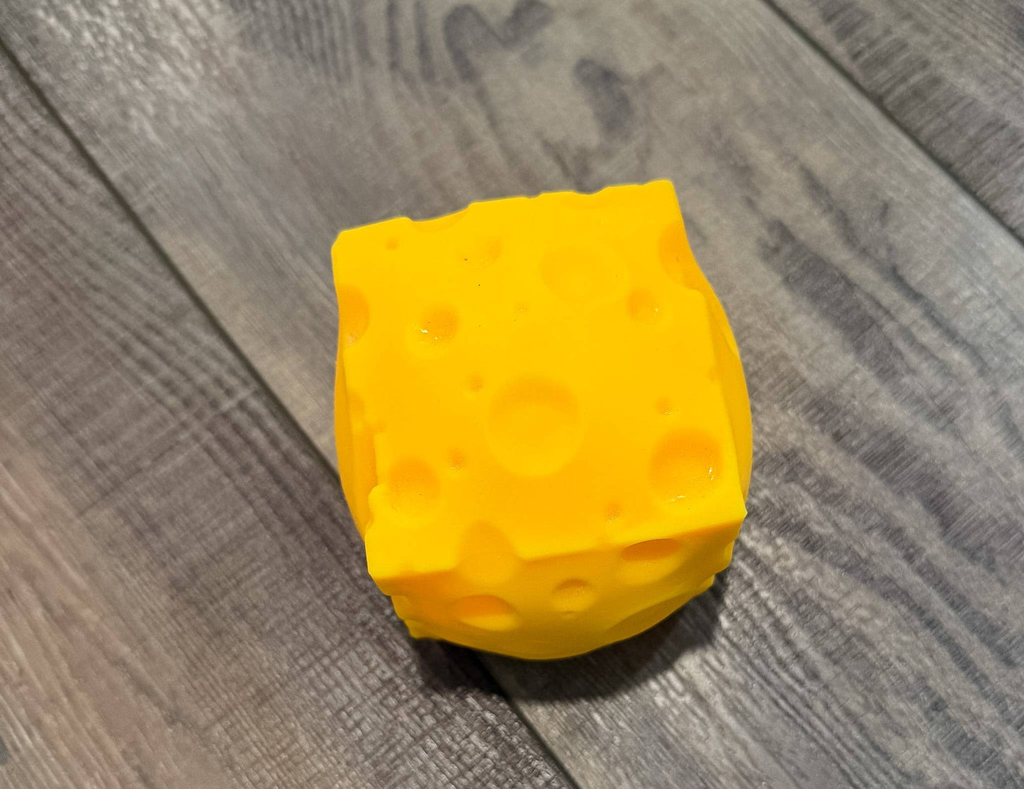Squishy Squish Cheese Block Cube of Cheddar MEDIUM