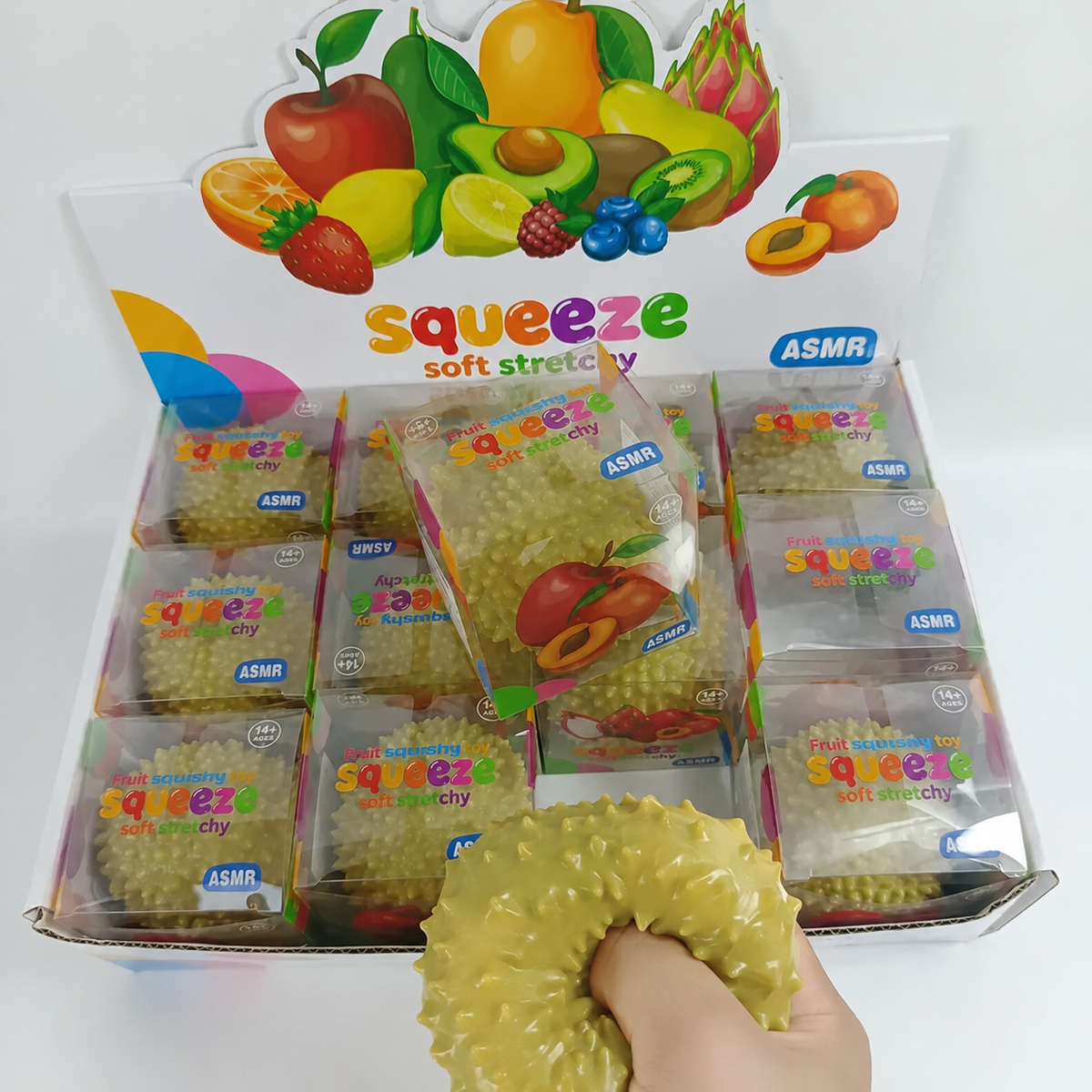 Color-Changing Crunchy Durian Squishy Toy