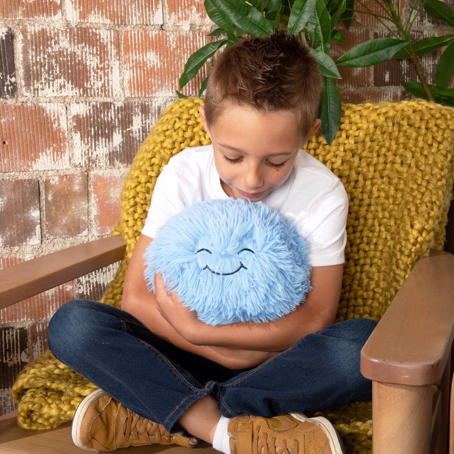 Blue Hug Ball: Sweet/Silly