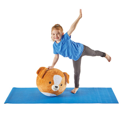 BubblePlush Yoga Ball Buddy Puppy STEM Toy for kids ages 3+