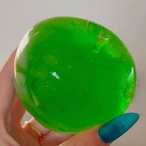 Green Apple Sparkly Maltose Stress Ball Squishy Fidget Toy