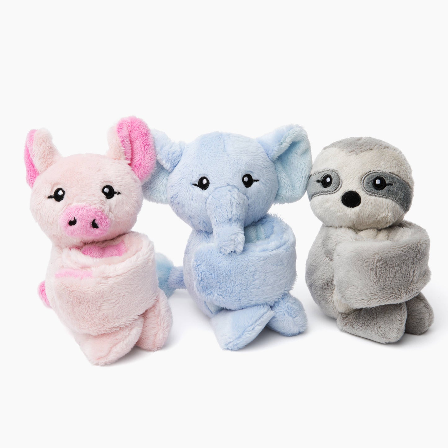 Emory Elephant Hug Baby, Mini Wraparound Sensory Plush