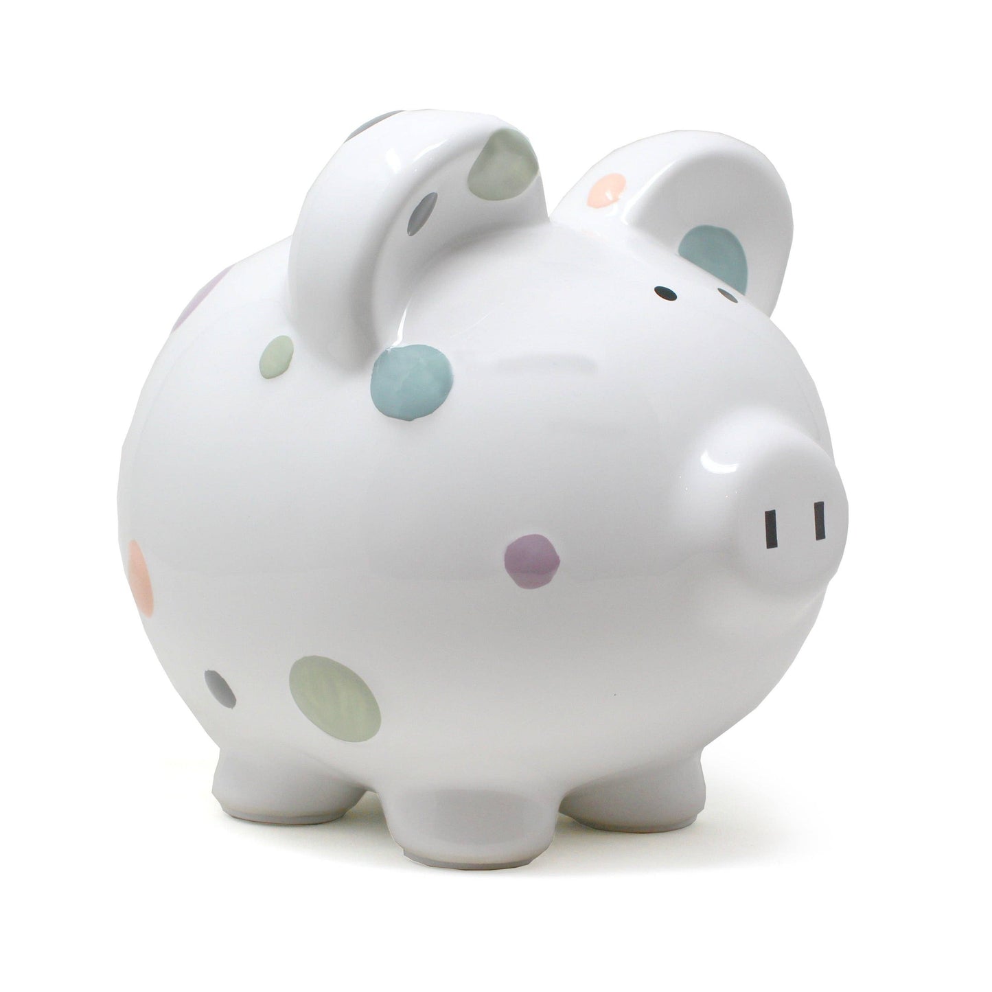 Pastel Polka Dot Piggy Bank