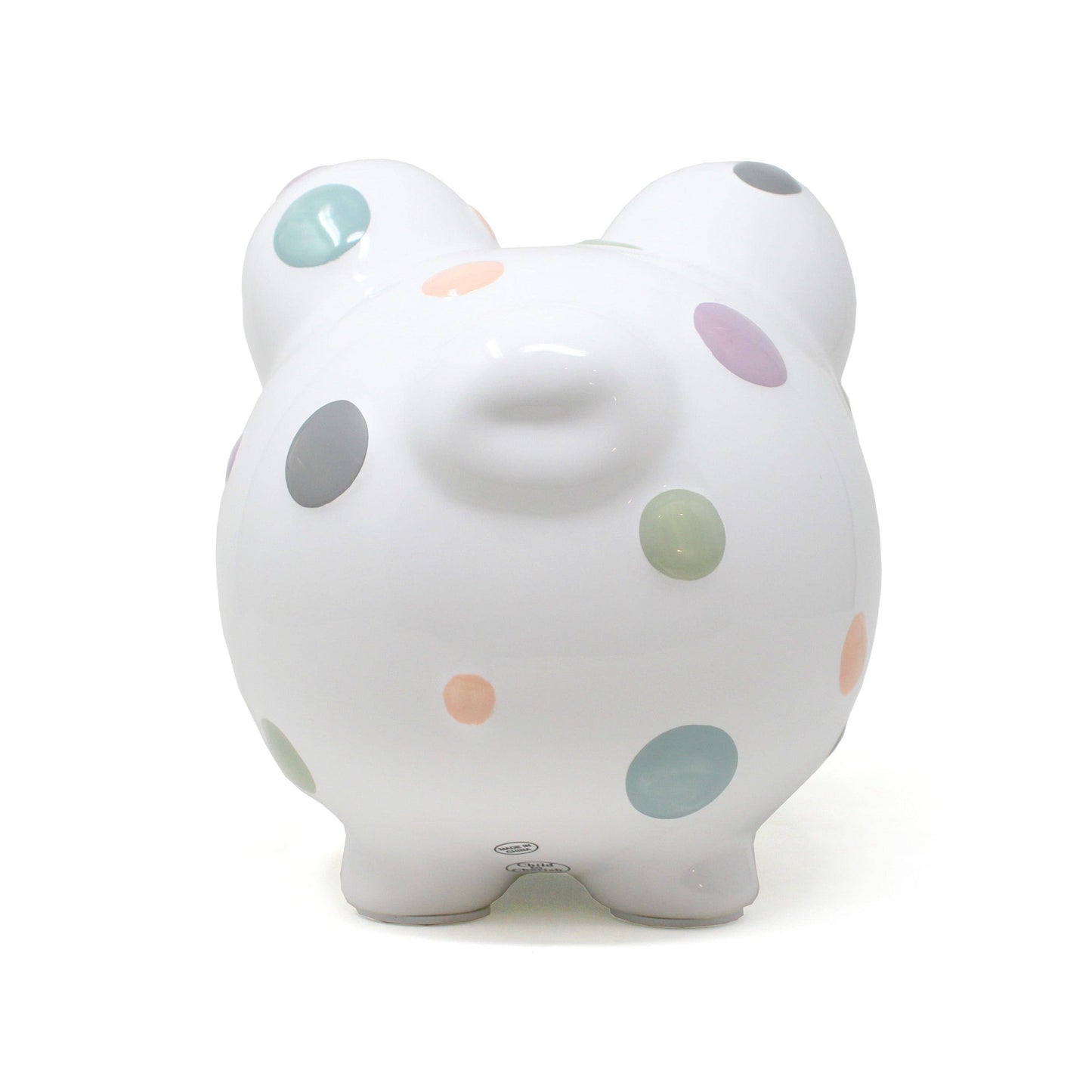 Pastel Polka Dot Piggy Bank