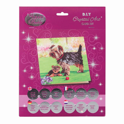Crystal Art Card Kit: Dogs