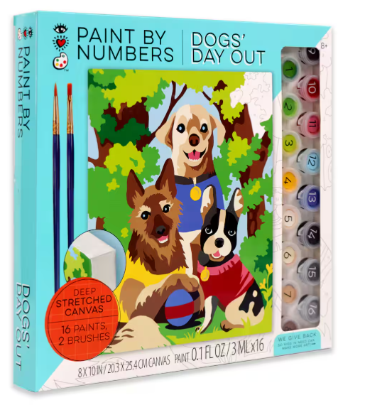 Paint by Numbers Dogs Day Out