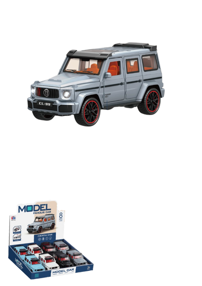 6” Die Cast G63 style car – Assorted Colors G Wagon