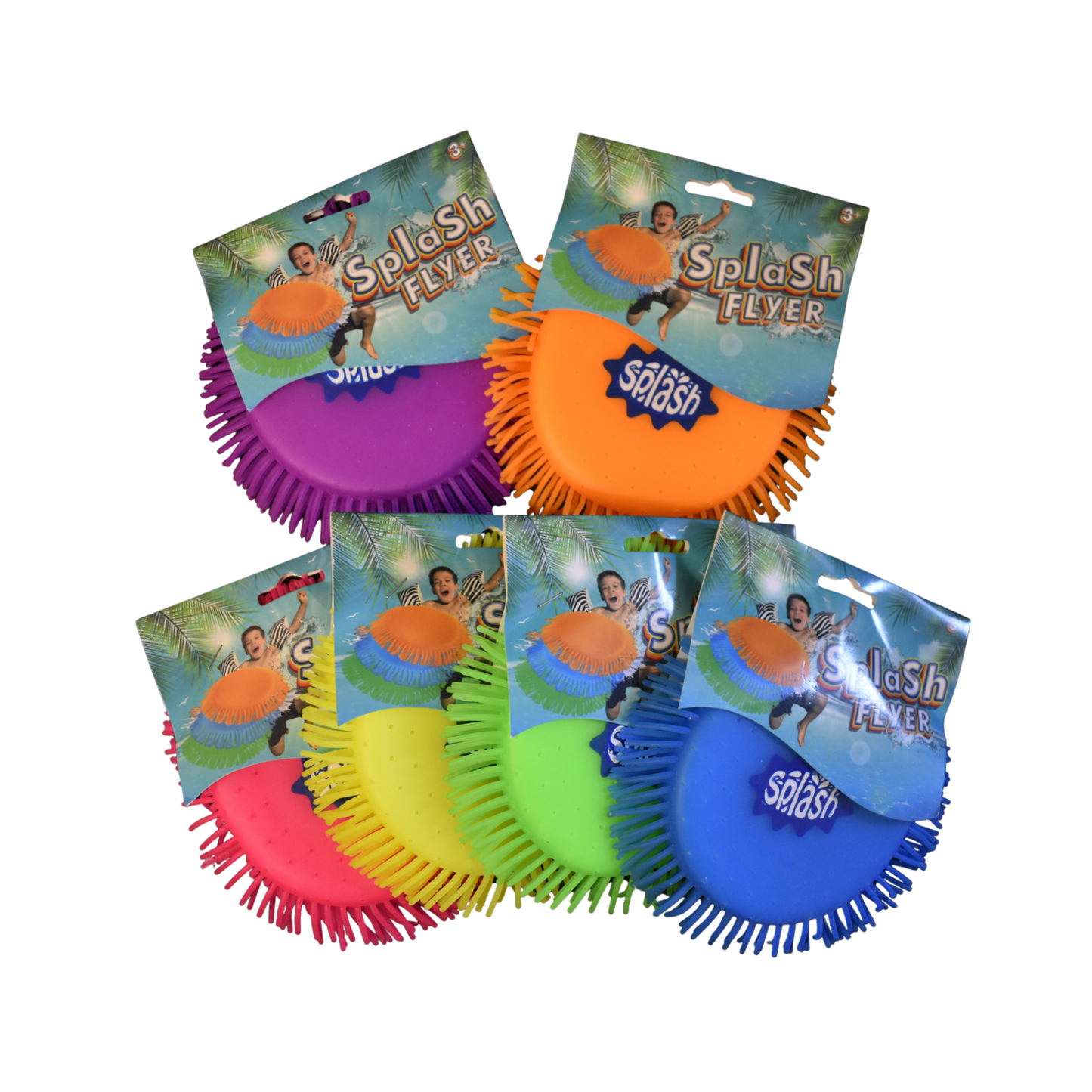 Splash Water Spray Flying Disc – Pool & Beach Frisbee (Assorted Colors)