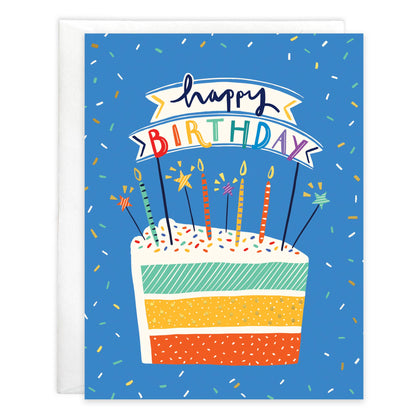 Cake Slice Birthday Greeting Card