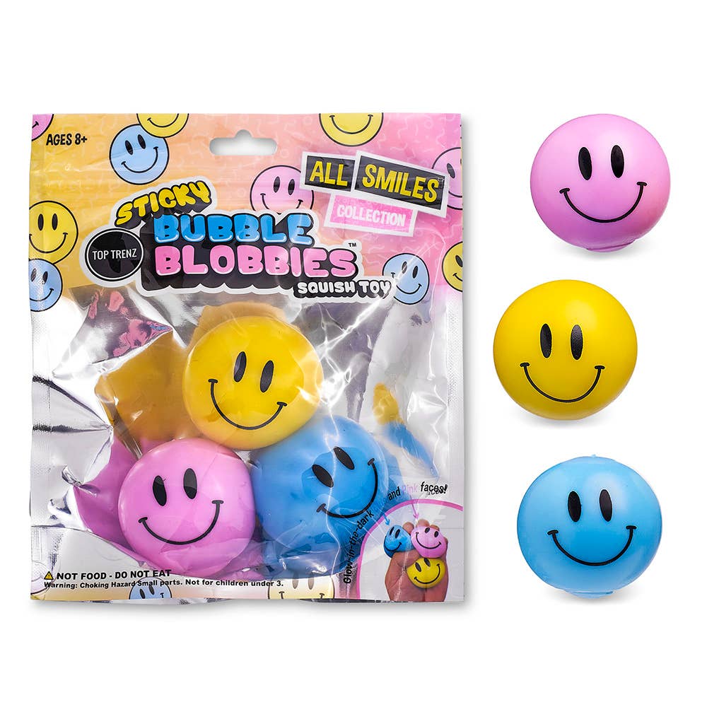 Sticky Bubble Blobbies - Happy