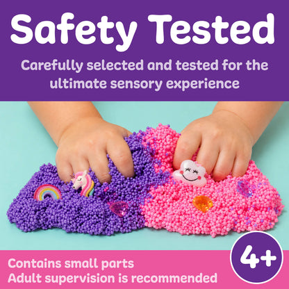 Unicorn Charms Sensory Surprise Squishy Foam Bucket