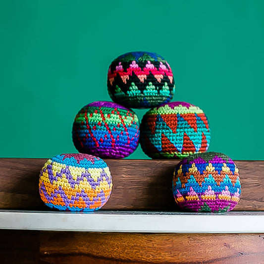 Woven Hacky Sack Foot Bag LUCIA