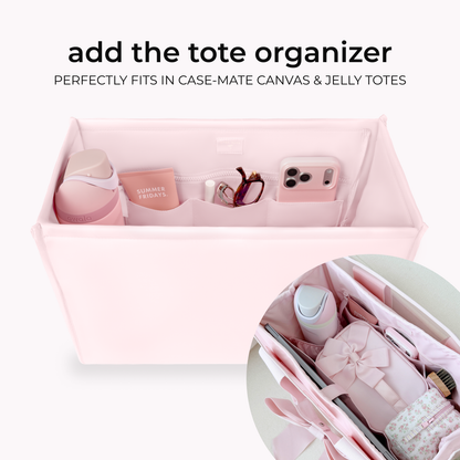Case-Mate Ballet Pink Bow Jelly Tote Bag