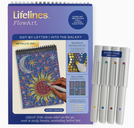 FlowArt Dot-By-Letter, Into the Galaxy - Metallic ink