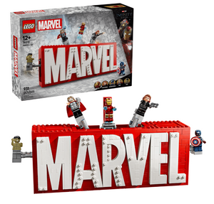 Marvel Logo & Minifigures