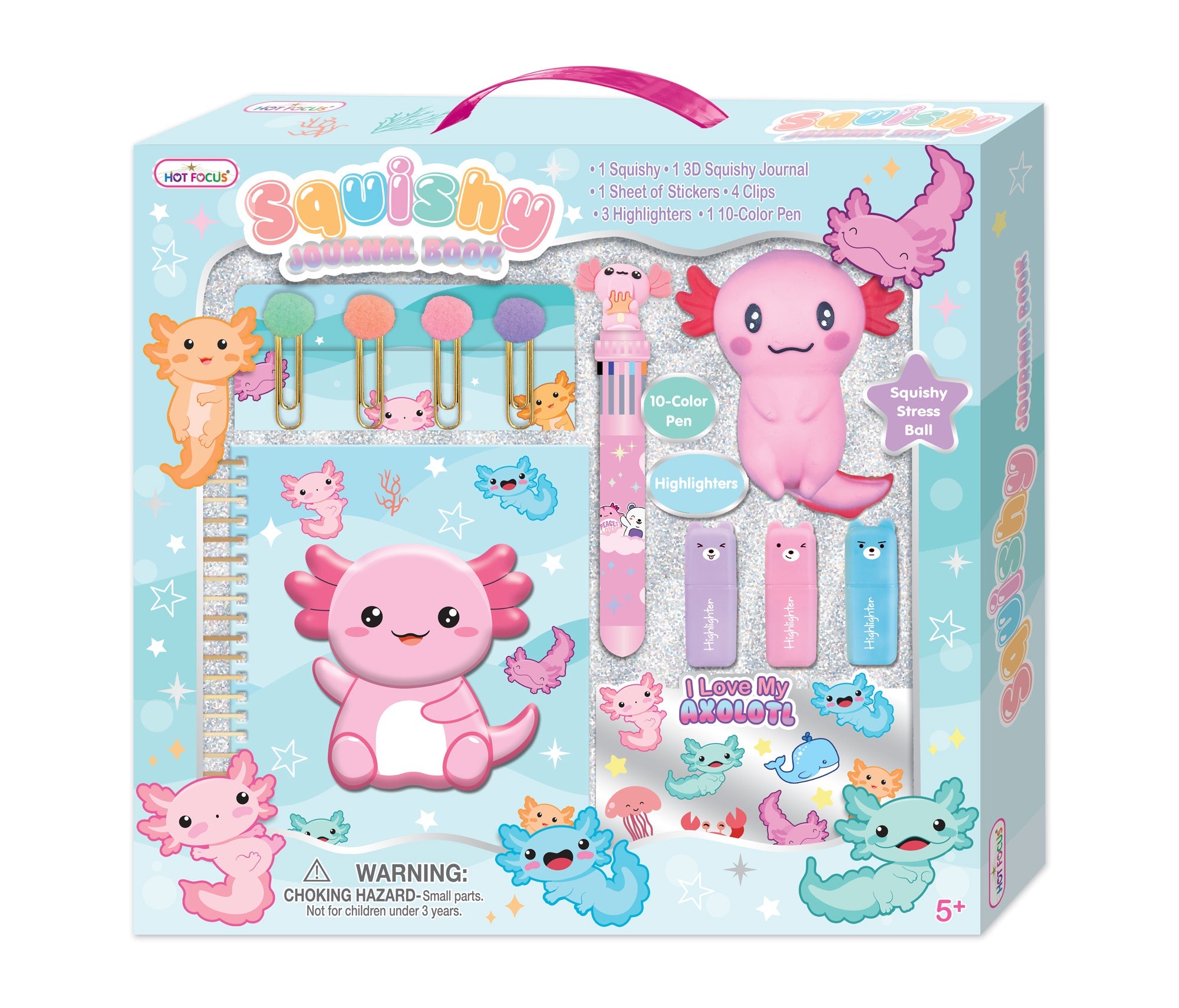 Squishy Axolotl Journal Set – Learning Express Toys & Gifts - Naperville IL