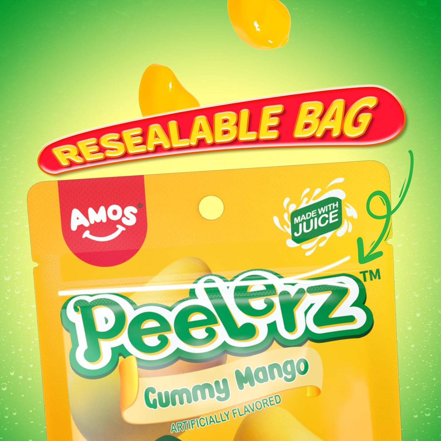 Amos Gummy Peelerz Mango