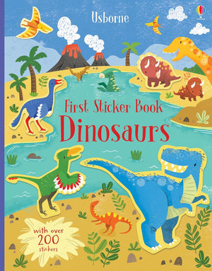 First Sticker Book Dinosaurs Revised