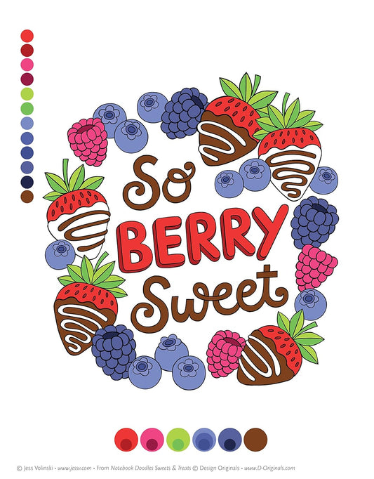 Notebook Doodles Sweets