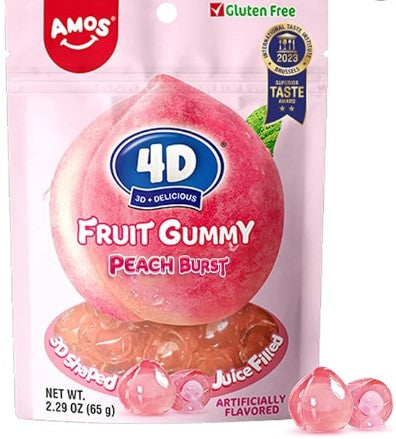 Amos 4d Fruit Gummy Peach