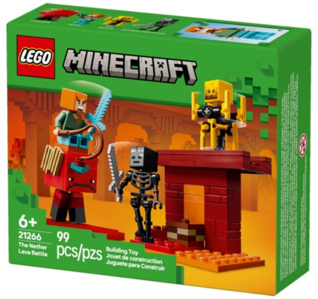 Minecraft: the Nether Lava Battle