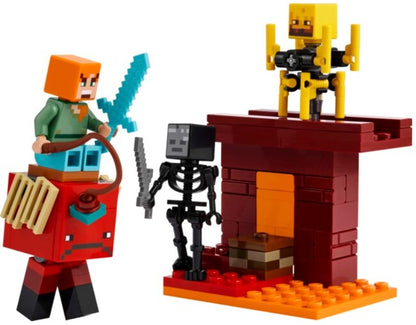 Minecraft: the Nether Lava Battle