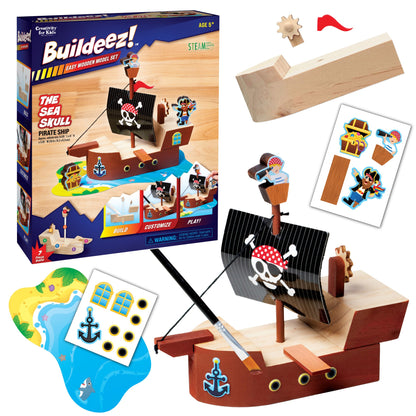 Buildeez Sea Skull Pirate