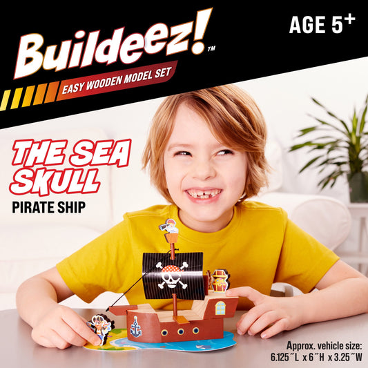 Buildeez Sea Skull Pirate