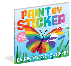 Paint By Sticker Kids Rainbows Everywhere!